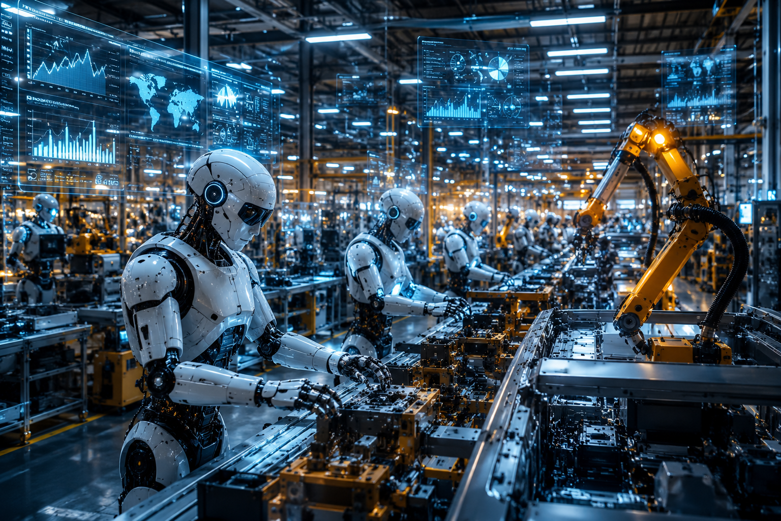 IA física: máquinas inteligentes na indústria